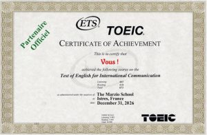 Buy Toeic Certificate